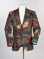 Image of Batik print jacket worn by John Doyle Bishop, 1967